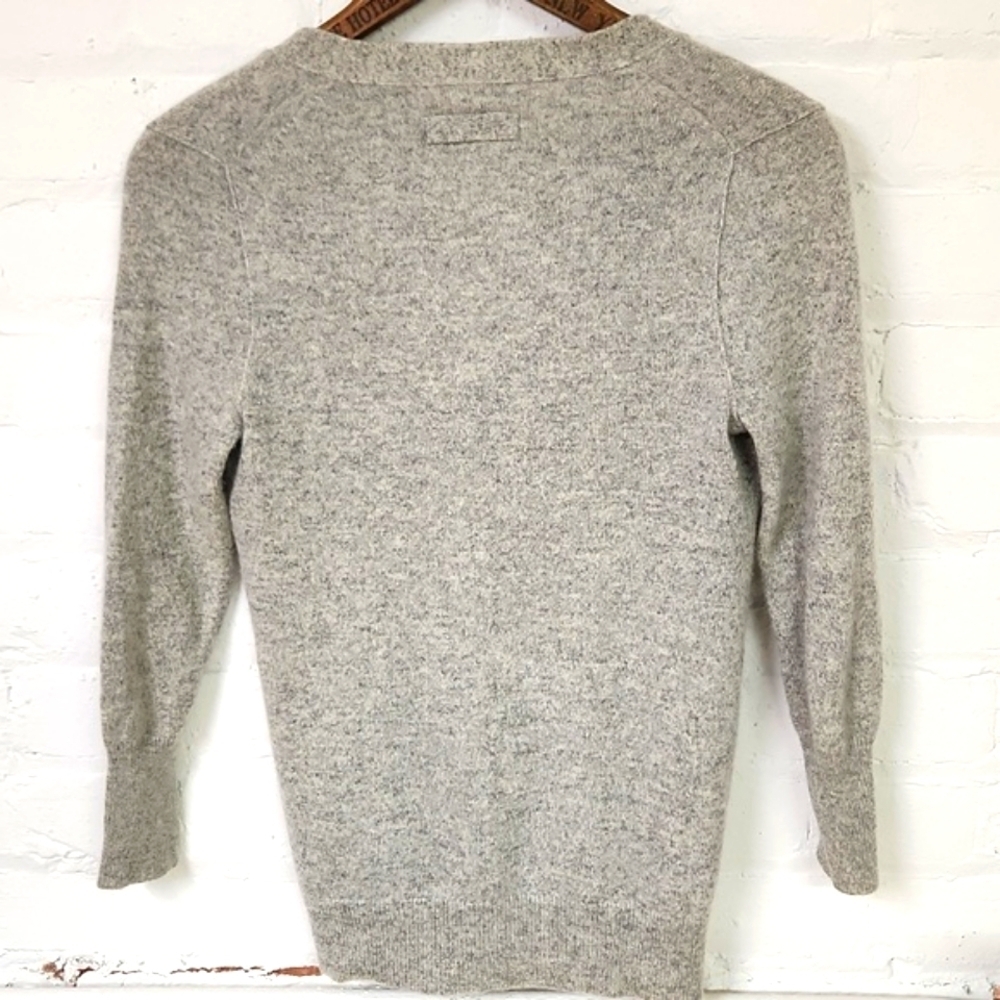 J. Crew Light Gray V‑Neck Pocket Cardigan - Picture 5 of 7